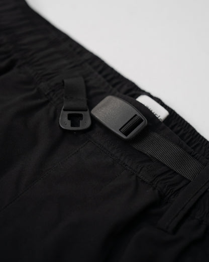 MARINE|O Merino Wool Walkshorts - studio side view, temperature regulating merino shorts